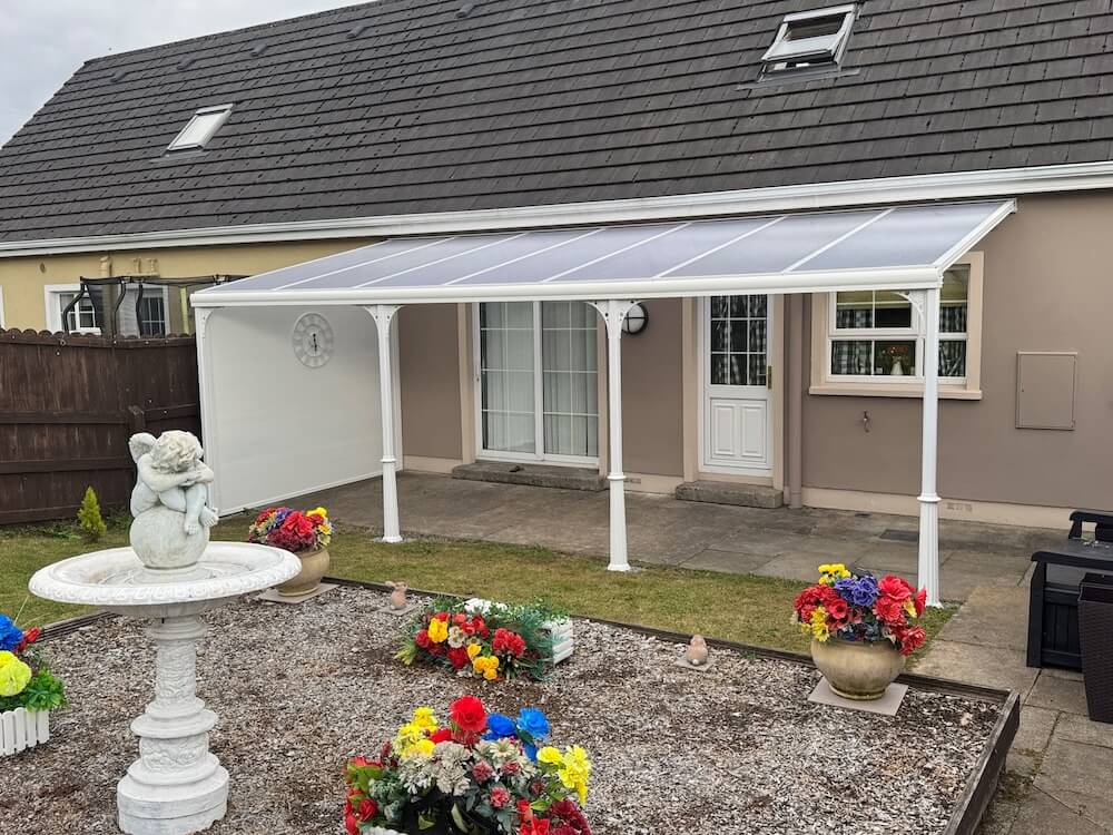 Classic Pro16 Aluminium Patio Canopy 7mx3m with Victorian upgrade