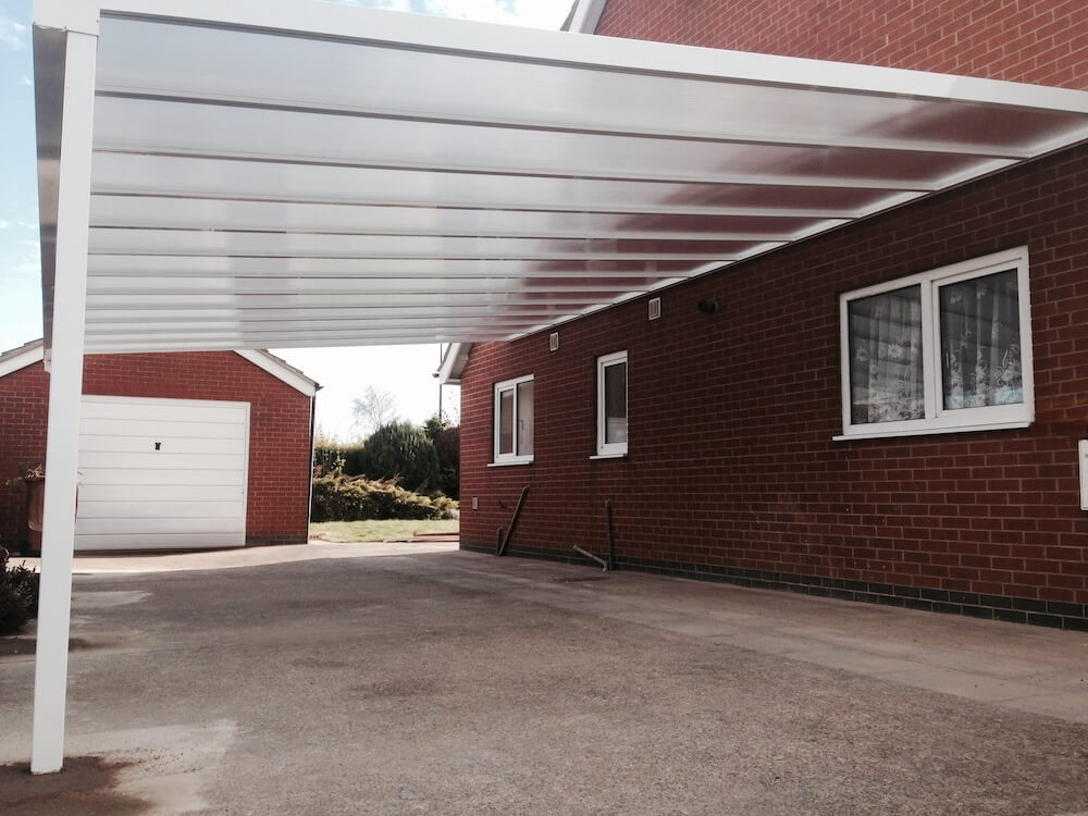 Morrow Classic Pro 35 Alumininium Patio Carport12mx5m